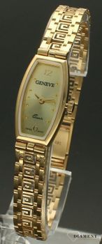Złoty zegarek Geneve damski 585 biżuteryjna bransoletka 20 gram złota ZG 29B (3).jpg
